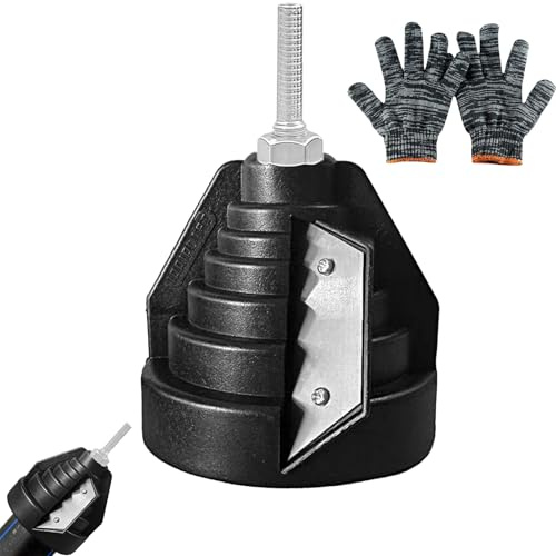 Rohrentgrater Handentgrater, 1 Stück PVC PE PP Rohr Entgrater Werkzeug für 20 25 32 40 50 63 mm Rohre Deburring Tool (Rohr Entgrater)