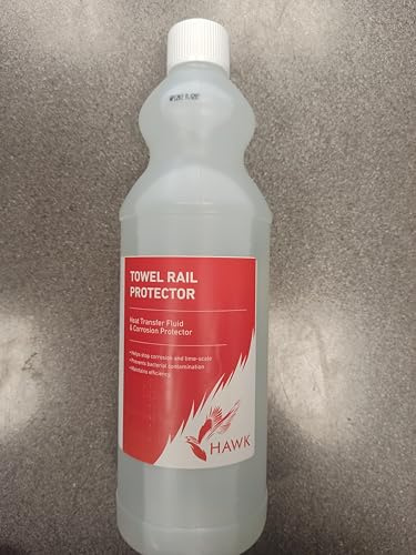 Hawk Heating Supplies Towel Rail Protector Glycol – 1 Litre | Corrosion & Scale Inhibitor for Electric Towel Radiators