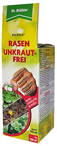 Dr. Stähler 056336 Rasen Unkrautfrei, gegen Unkräuter, 100 ml Inklusive Dosierbecher