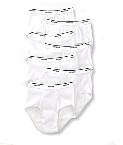 Fruit of the Loom Men's 7-Pack Basic Brief, White, X-Large