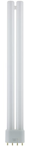 Sunlite FT24DL/830 Plug-in Twin Tube Compact Fluorescent Lamp, FT 4-Pin, 24 Watts, 1800 Lumens, 3000K Warm White, 4-Pin (2G11) Base, 120 Volts, 1 Pack