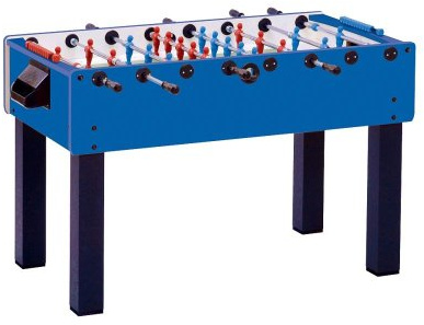 Tischfußball Master-Cup Teleskop Shorty (138 x 74 x 73 cm, schwarz / blau)