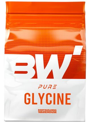Bodybuilding Warehouse, Pure Glycine Powder Supplement; Boosts Protein Synthesis (Unflavoured, 250g)