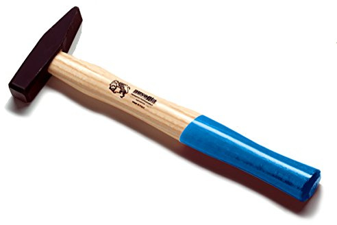 AUSONIA - 86609 Werbankhammer Hammer Schlosserhammer Ingenieurhammer Stahlhammer Werkzeughammer mit Doppel Kopf eine Schlägel und eine A Meißel Gramm 500