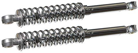 SWH Set: Federbeine, verstellbar, chrom, Länge: ca. 340mm - Simson KR51 Schwalbe, SR4 Vogelserie
