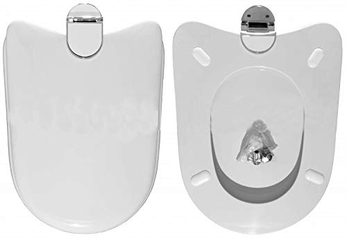 Copriwater Ideal Standard DIAGONAL BIANCO I.S. Cerniera Cromo-Sedile-Asse Wc