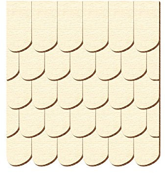 Tejas contrachapado. – Negro Bosque forma Izquierda – Tamaños y cantidad de selección de, Contrachapado, 1000 unidades, 15mm x 7.5mm