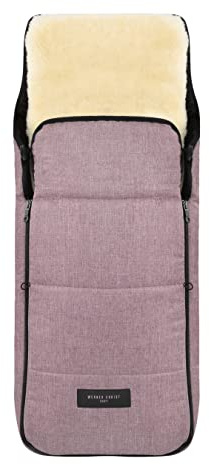 CHRIST Werner Baby - Saco térmico para Cochecito de bebé (niños de 6 a 36 Meses), con Forro de Piel de Cordero extraíble, Color Rosa