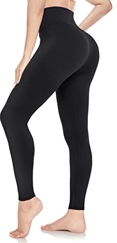 Leggings Femme Pantalon de Sport Jogging Taille Haute Femme Yoga Fitness Gym Opaque Doux Leggings