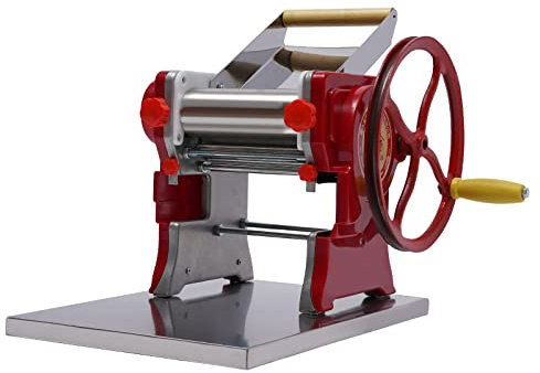 Máquina de pasta manual de acero inoxidable eléctrica | Máquina de pasta | Kitchen Aid | Grosor de pasta versátil | Fácil de limpiar