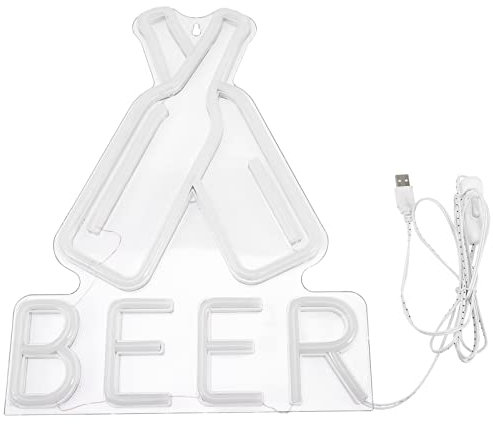 DOITOOL Neon Bier Zeichen Licht Einzigartige Bier Neon Zeichen Für Schlafzimmer