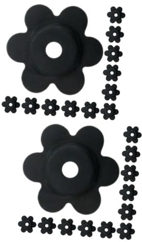 Sosoport STK Gartenflagge Pflaumenblütenstopfen Gartenarbeit gartenvliese Fahnen Zubehör Fahnenstangen outdoordeko Rutschfester Flaggenstopper Banner zur Befestigung von Stoppern Gummi