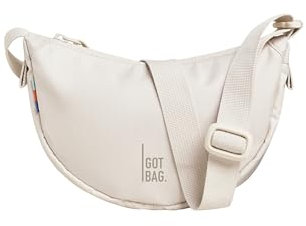 GOT BAG Crossbody Moon Bag | Halbmond Handtasche Wasserabweisend | Stylische Umhängetasche mit verstellbarem Gurt (soft shell, mini)