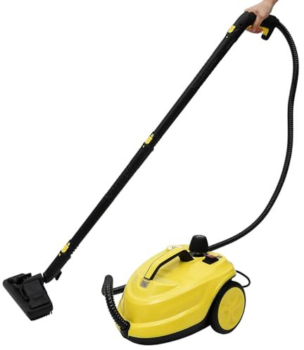 Pulitore a vapore, 2000 W, per aspirapolvere a vapore, per pavimento, 1,8 l, con set di accessori