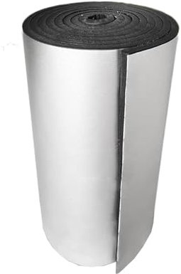Feuille d'aluminium auto-adhésive pour isolation phonique en coton épais pour film d'isolation de toit 10,76 m²