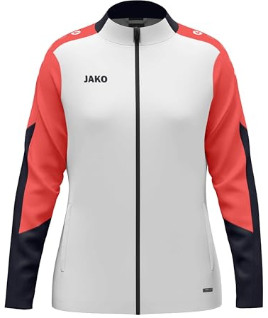JAKO Dampolyesterjacka Dynamic, vit/koral/marine, L