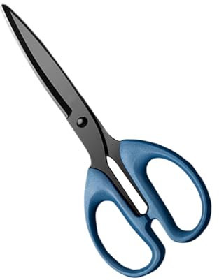 TEMOOUES Ciseaux en acier inoxydable avec poignée confortable pour la maison, le bureau, l'école, les travaux manuels