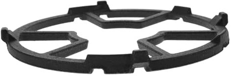Mikikit Anillo de Soporte para Wok de Hierro Fundido Negro Antideslizante