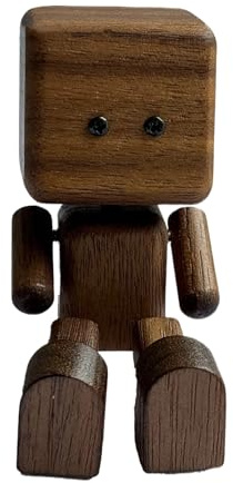 Figura de madera oscilante – con pies parpadeantes, decoración de escritorio divertido, accesorio de coche para mujer, hombre, familia, amigos
