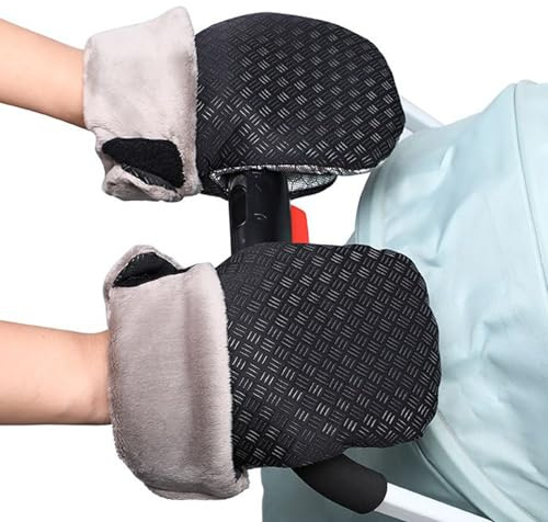 Stroller Gloves | Waterproof Hand Muff Gloves for Baby Stroller | Adjustable Warmer Anti-Static Mittens for Boy Girl Outdoor Golf Caregivers Parents Pet Cart