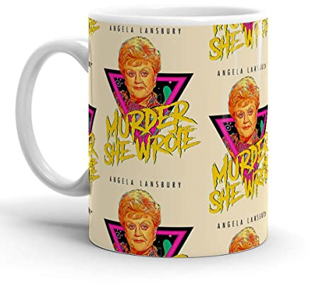 Tazze Mug Murder She Wrote Retro Realness Colorata Tazze Colazione Con Manico Tazza In Porcellana Per Latte Fidanzata Anniversario