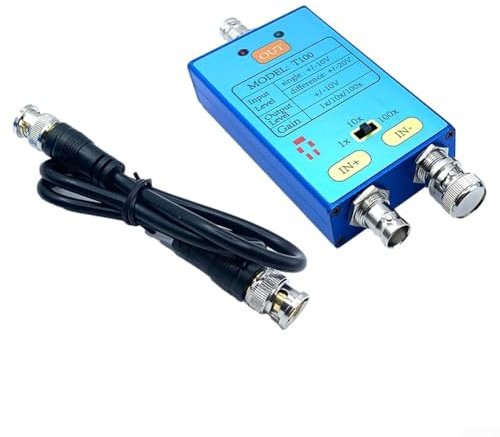 Sonde différentielle d'oscilloscope T100 avec grossissement 1X/10X/100X et bande passante de 10 m pour mesure électronique