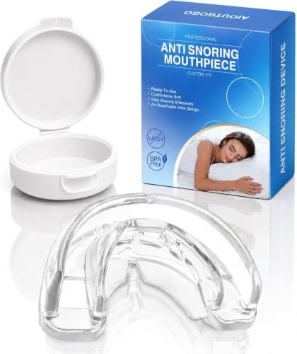 Gouttière Anti Ronflement - Prête à l’Emploi, Anti Ronflement Efficace Puissant, Flexible et Réutilisable Orthèse Anti Ronflement, Solution Confortable pour Favoriser un Sommeil Plus Paisible