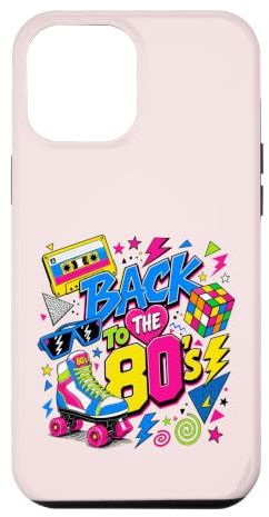 Back to 80s Nostalgia Roller Skate Boombox Cassette années 80 Coque pour iPhone 12 Pro Max