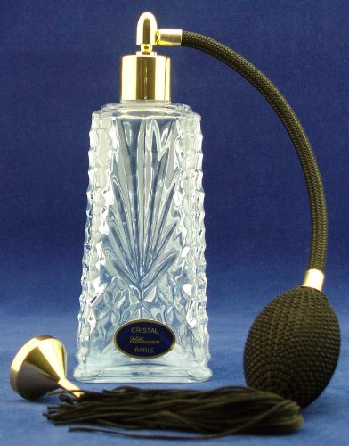 Cristal Ullmann Paris Nebulizzatore a nappa da riempire autonomamente, triangolare, colore: lilla