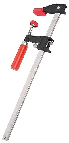 Bessey Clutch Style Bar Clamps - 18 in 600 lb - GSCC2.518- Woodworking Clamps with Ergonomic Handle, Non-Marring Pads, Durable Cast-Iron Jaws & Serrated Rail for Carpentry & Cabinetry