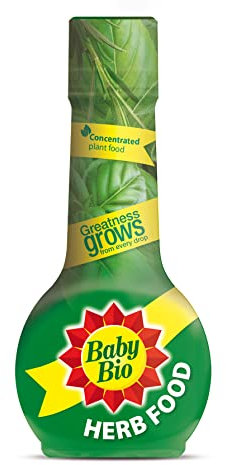 Baby Bio Herb Food, 175ml - Herb Plant Fertiliser for Strong Flavours and Aromas - Easy To Use Herb Plant Food - for Healthy Growth - Indoor and Garden Use - Herbs Growing Aid Spray