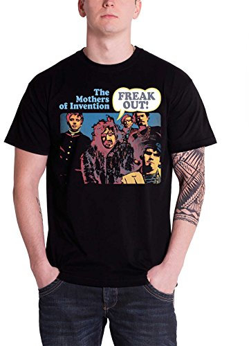Plastic Head Frank Zappa Freak out Maglietta, Nero (Black), 2XL Uomo