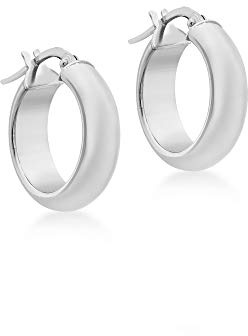 CARISSIMA Damen-Creolen Creole 9 Karat 375 Weißgold 5.52.7659