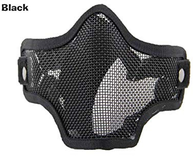 AOLS Maske Steel Mesh Half Face für Paintball & Airsoft
