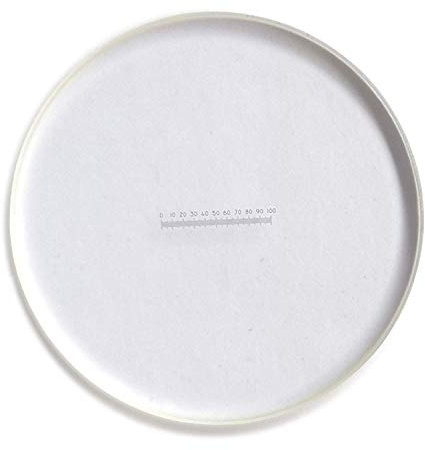 0,01 mm Bühnenmikroskop-Okular-Mikrometer, 0,05 mm linealförmige Okular-Mikrometer.