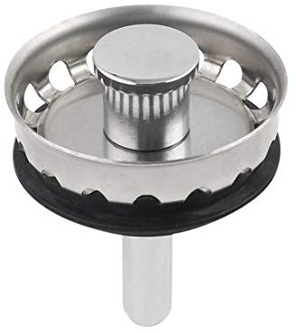 sourcing map Kitchen Sink Strainer with Post Stainless Steel Anti-Blocking Mesh Drain Stopper for Kitchen Water Tank