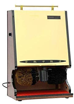 KUANDARMX Spazzolatrice Elettrica Multifunzione per Lustrascarpe A Induzione Automatica Verticale per Hotel