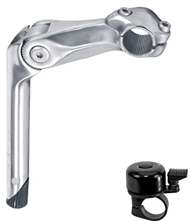 Angebot-Set/Verstellbarer Lenkervorbau Fahrrad Lenker Vorbau 25,4 mm 150 mm inkl. Fahrradglocke