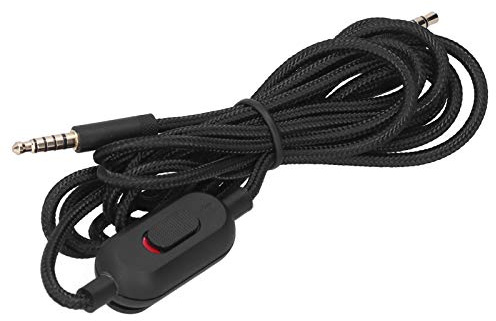 KIMISS für Pro X Kabel Video und Peripheriegeräte Spielkopfhörer für Audiokabel Lautstärke Mikrofonsteuerung für G233 G433 Gpro Gprox für Pro X Headset Kabel