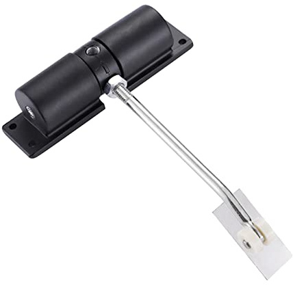 Generic Heavy Duty Door Closer for Outdoor Use - Strong and Reliable Closing Mechanism for Garden Gates and Shed Doors, Black