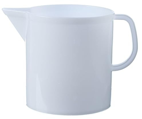 DIAH DO IT AT HOME 3L Large Measuring Jug with Handle & Spout - Professional DIY Homebrew Mixing Pitcher for Beer, Wine & Cider - Food-Grade Plastic Graduated Container for Kitchen