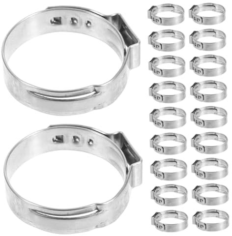 CHILDWEET 30pcs Cinch Clamps Pipe Clamps Heavy Duty for Pex Fittings DIY Plumbing