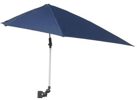 Fenteer Angelschirm, Sonnenschutz, wasserdicht, leicht, Premium, mit Klemme, Campingschirm für Terrasse, Strand, Outdoor, Camping
