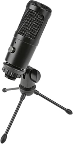 UTHCLO Microfono USB Condenser Professionale con Treppiede Microfono Duraturo per Streaming e Live per Lezioni e Conferenze