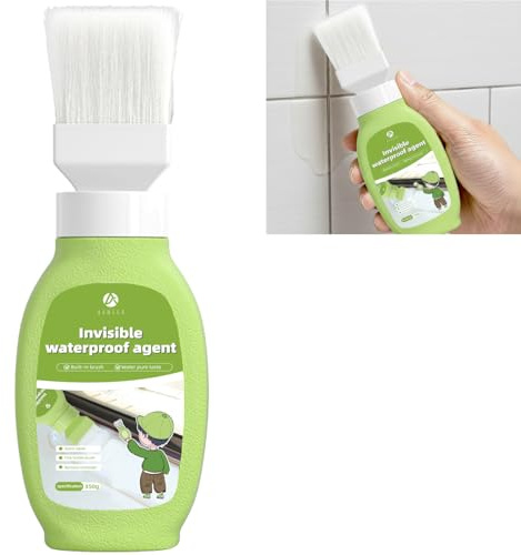 Uprosdik Waterproof Sealant, 12.3 oz Invisible Waterproof Agent for Roof, Walls, Terrace, Driveway, Clear Indoor/Outdoor Protective Sealant