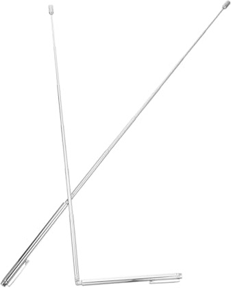 HIAKDOFT 2 Pièces Baguettes de Radiesthésie Acier Inoxydable Portables Longues et Résistantes Tiges de Sourcier Légères pour Camping et Activités Extérieures