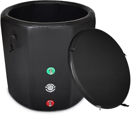 aqxreight Bain de Glace Gonflable Extérieur Baignoires Spa à Plongée Froide Baignoire de Glace de Sport Pliable Portable Piscine Gonflable Piscine de Bain de Intérieure de Qui Sont et Se Gonflent