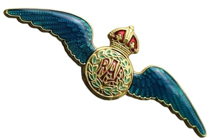 RAF Anstecknadel, britische britische Luftwaffe (RAF), Pilotenflügel-Anstecknadeln, Militär-Medaillen, dekorative Abzeichen, Brosche, Pilotenflügel, Anstecknadel