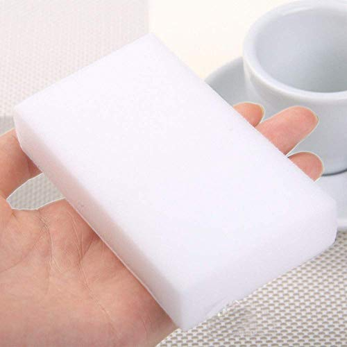 100PCS Cleaning Magic Sponge Eraser Melamine Cleaner Multi-functional Foam White