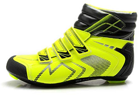 Msport Cycling Shoes Winter Boots for Running and Road Bikes Men/Women Compatible System SPD and Look - 11 UK Yellow